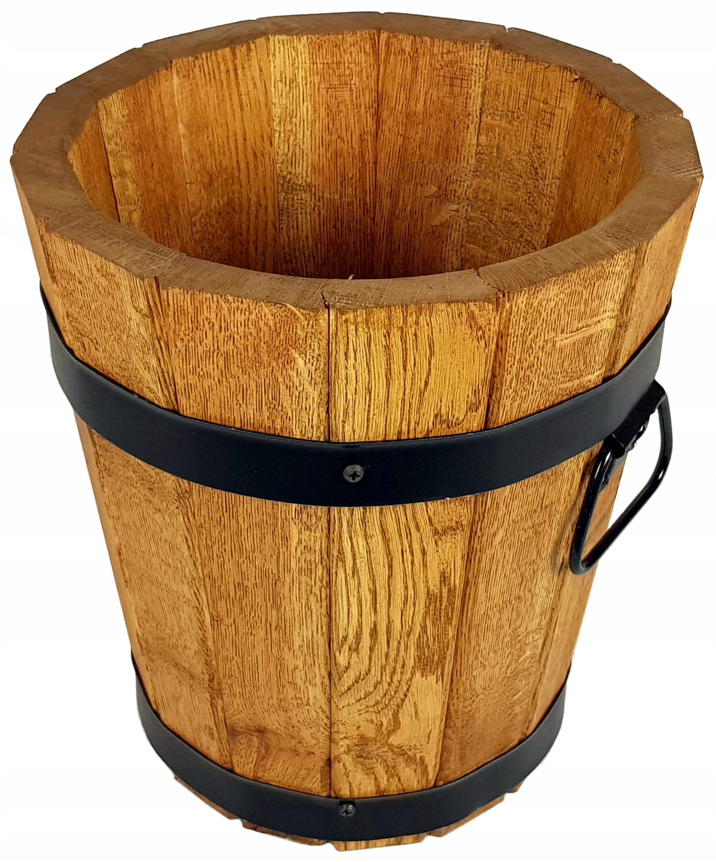 SMALL OAK POT FOR PALM TREE