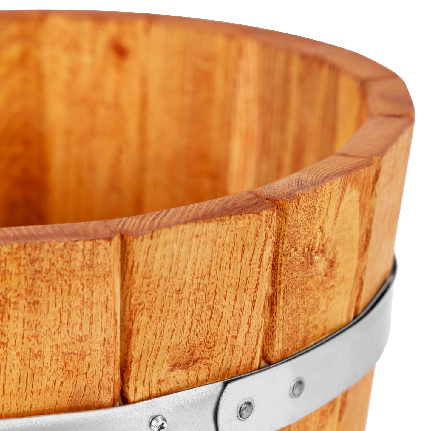 LARGE OAK FLOWER POT