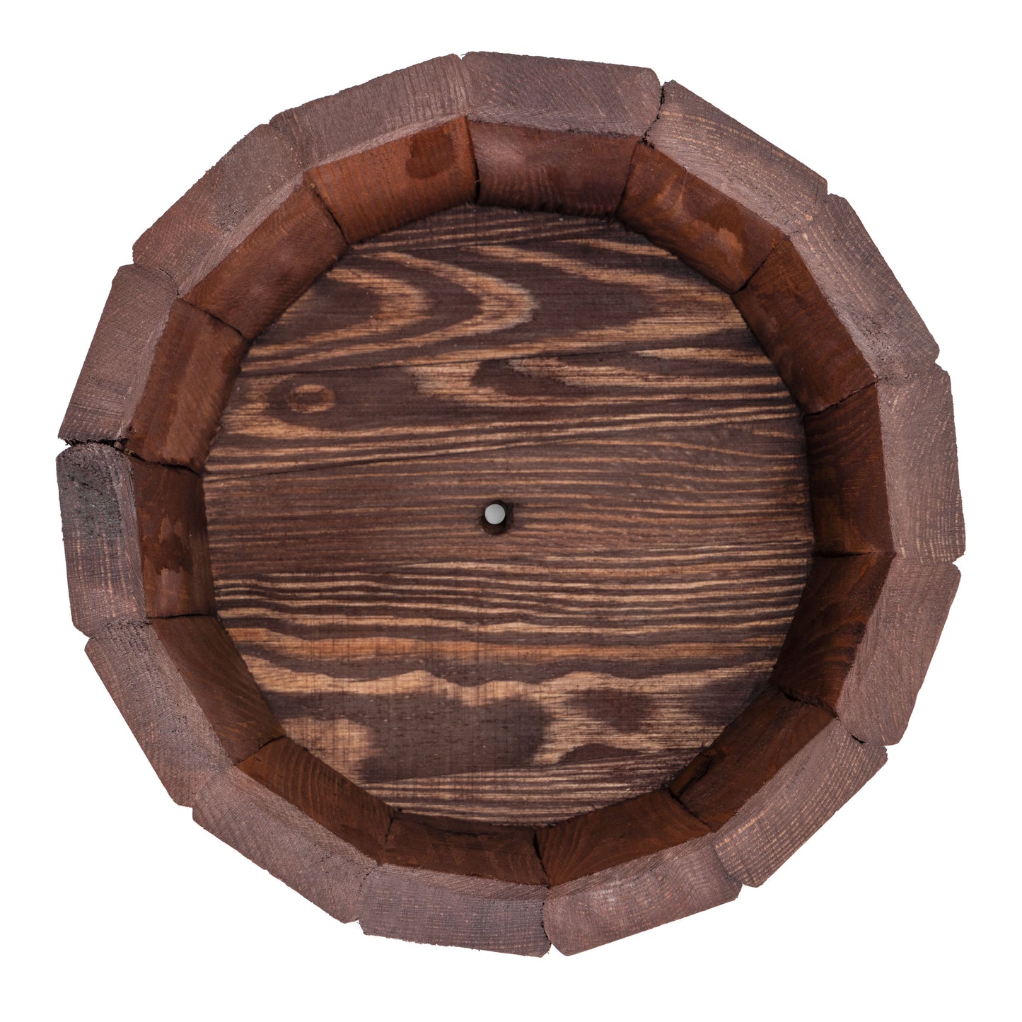 MACETA BAJA DE MADERA