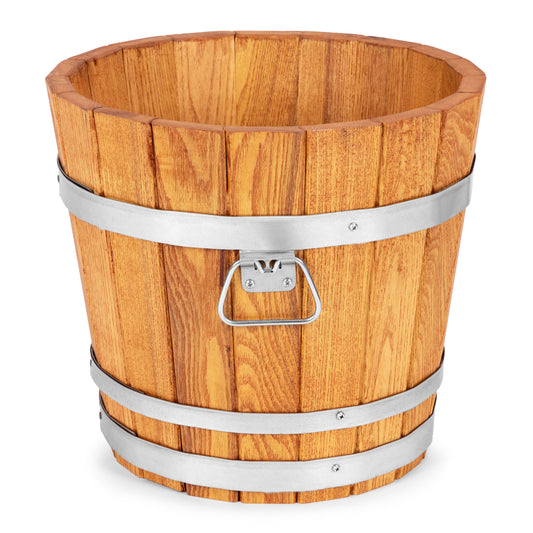 GRAND POT DE FLEURS EN CHÊNE