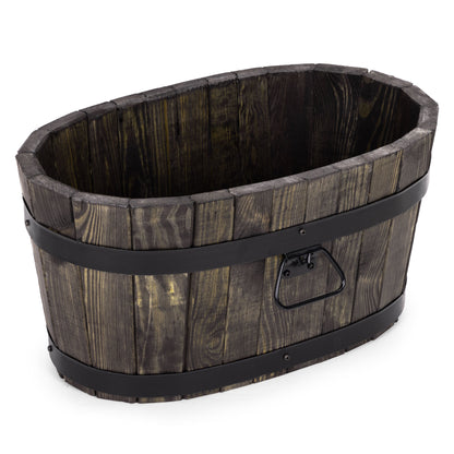 WOODEN GARDEN FLOWER BED