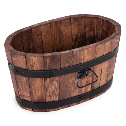 WOODEN GARDEN FLOWER BED