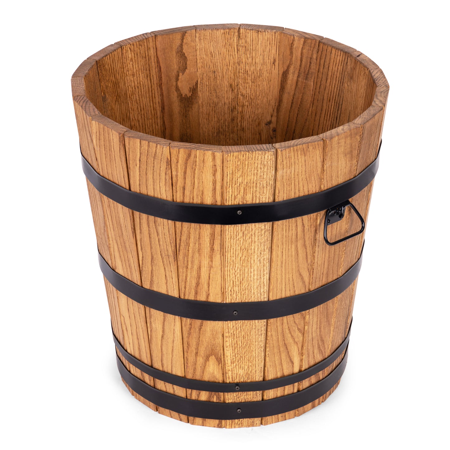 MACETA GRANDE DE ROBLE PARA PALMERA