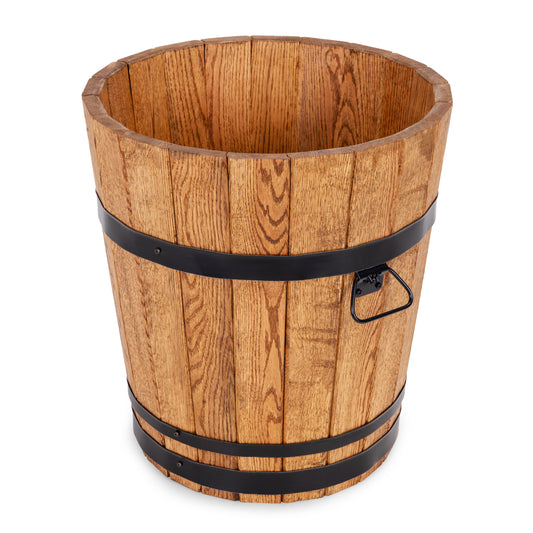 GRAND POT EN CHÊNE POUR PALMIER