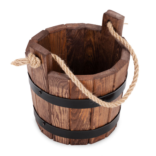 SEAU : SEAU EN BOIS