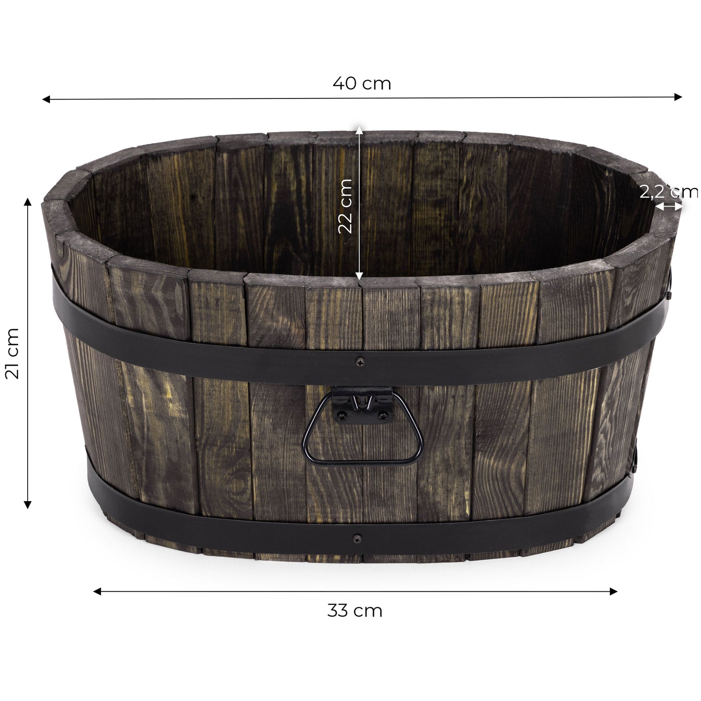 WOODEN GARDEN FLOWER BED