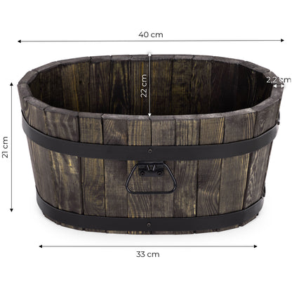WOODEN GARDEN FLOWER BED