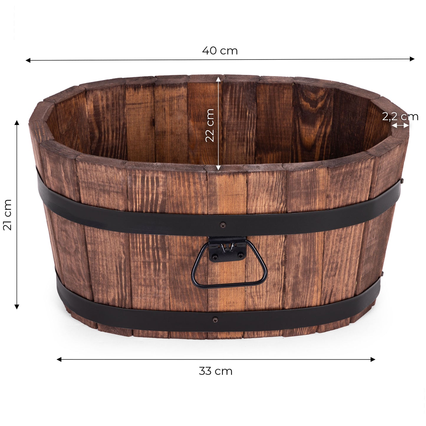 WOODEN GARDEN FLOWER BED