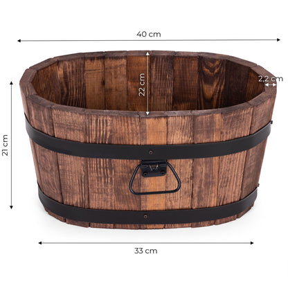 WOODEN GARDEN FLOWER BED