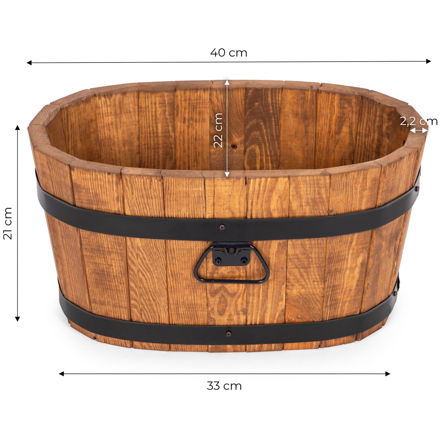 WOODEN GARDEN FLOWER BED