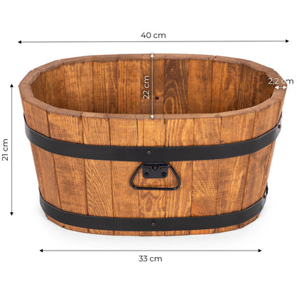 WOODEN GARDEN FLOWER BED