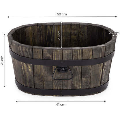 WOODEN GARDEN FLOWER BED