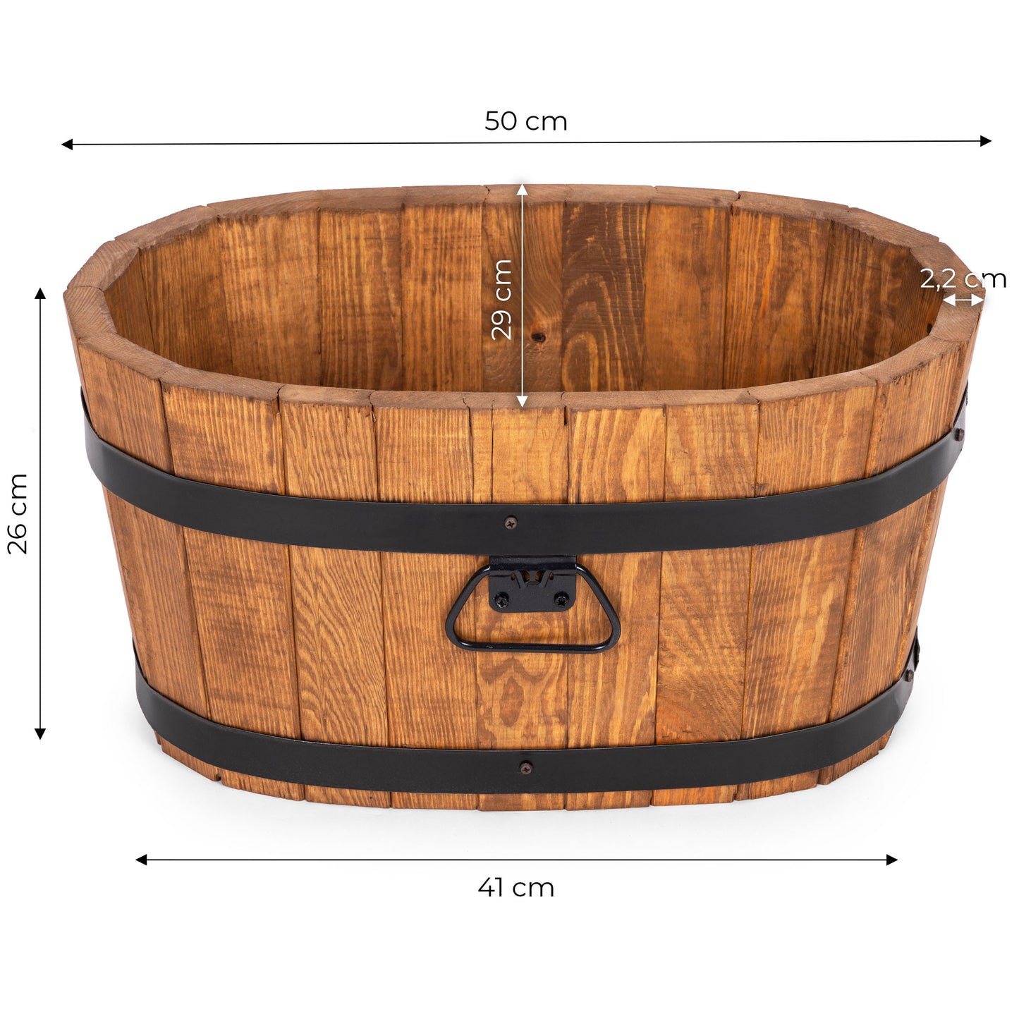 WOODEN GARDEN FLOWER BED