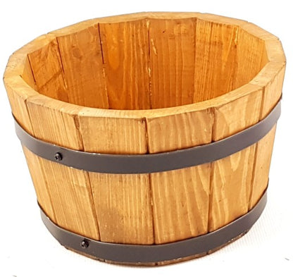 POT DE FLEURS BAS EN BOIS