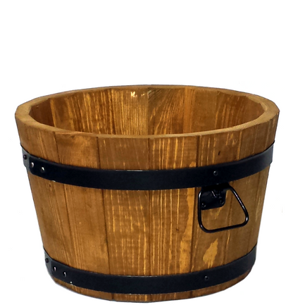 POT DE FLEURS BAS EN BOIS