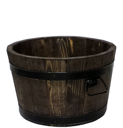 POT DE FLEURS BAS EN BOIS