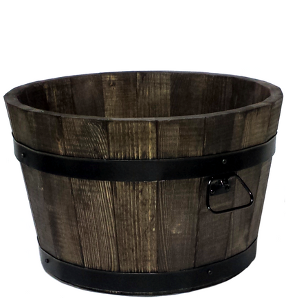 POT DE FLEURS BAS EN BOIS