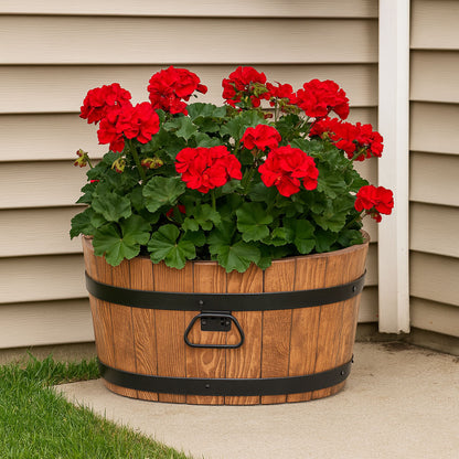WOODEN GARDEN FLOWER BED