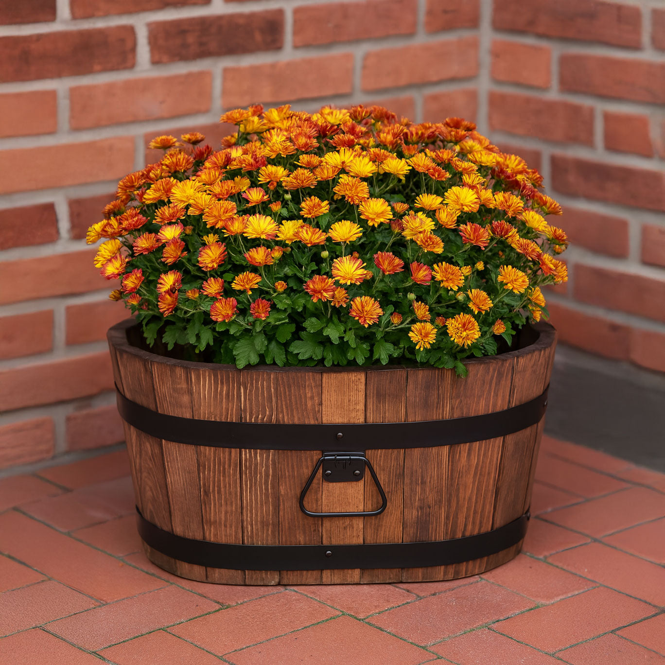 WOODEN GARDEN FLOWER BED
